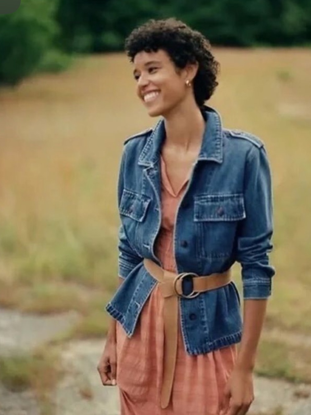 Anthropologie Dear John Tyler denim shirt jacket size large